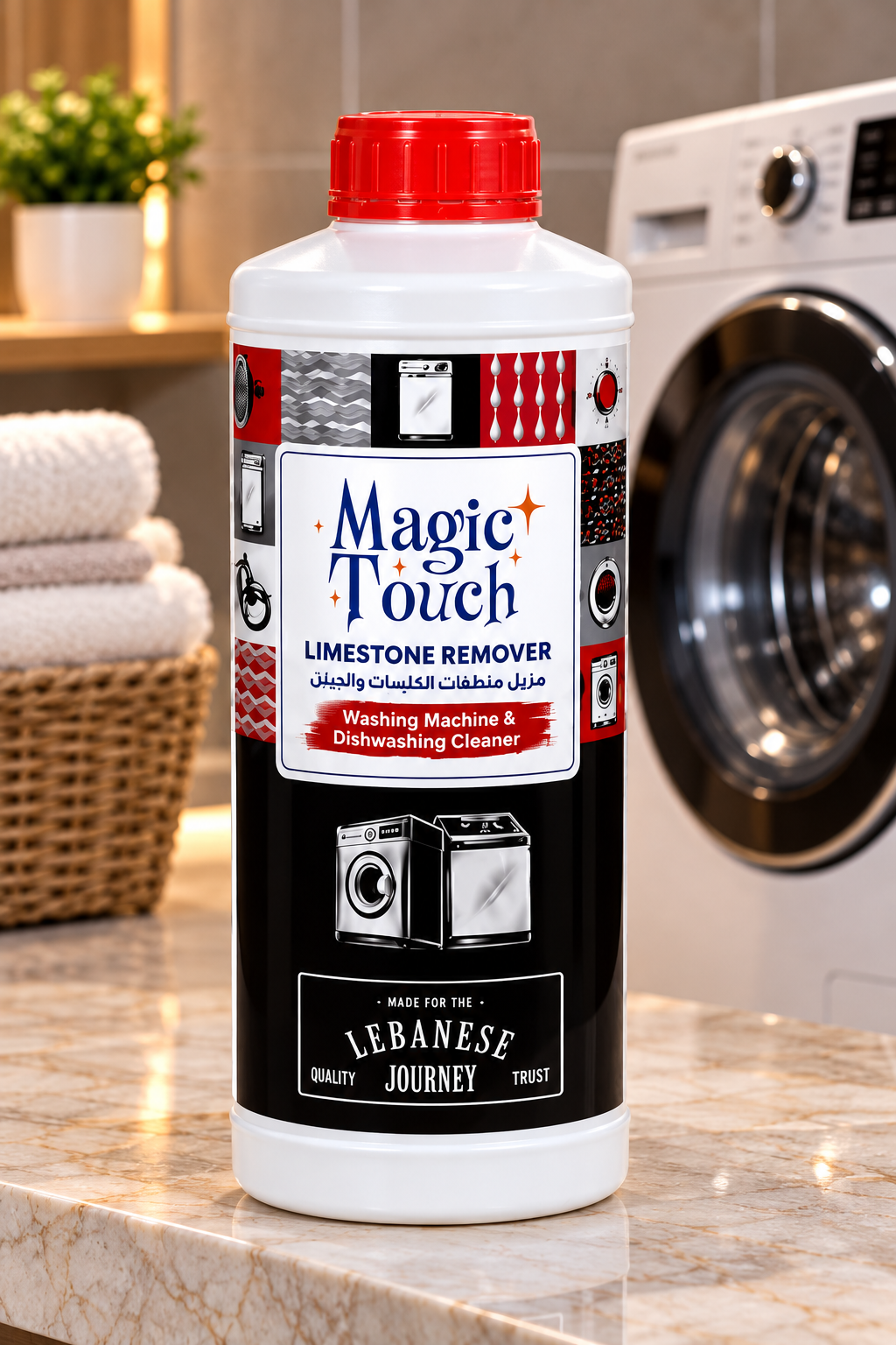 Magic Touch Washing Machine Cleaner and Limestone Remover