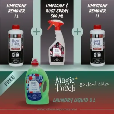 limestone x2 Limescale Remover + laundry liquid 3L