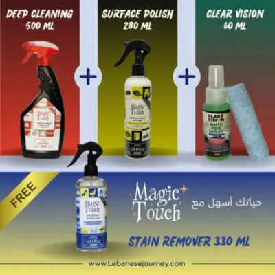 Deep Cleaning Surface Polish Clear Vision Stain Remover 330ML